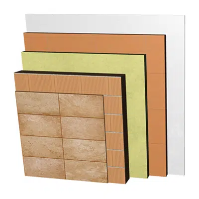 kép a termékről - FC15-B1-bgf Double skin clay block façade. RD+BC14+C+AT+LHGF7+ENL