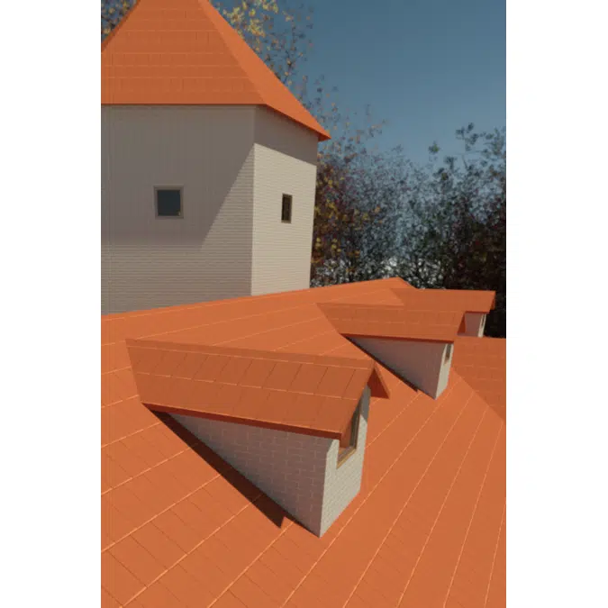 Material Library - Clay tile roofing