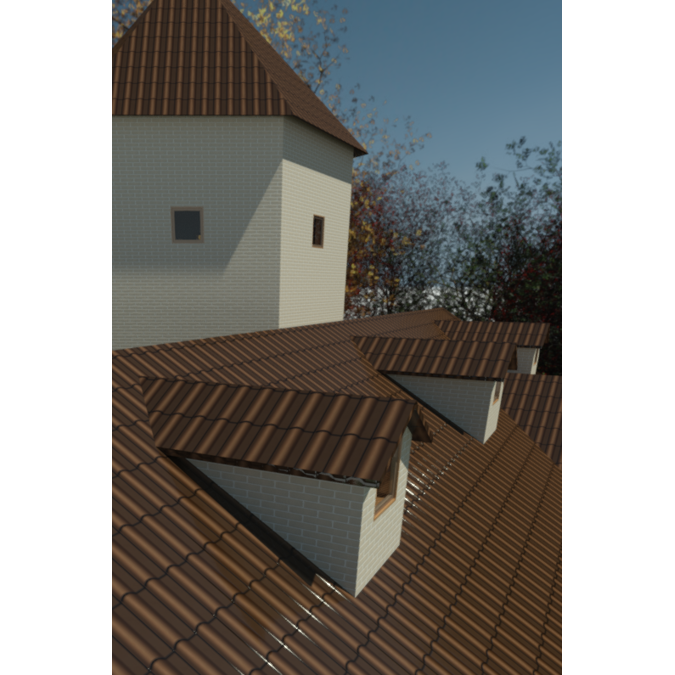 Material Library - Clay tile roofing