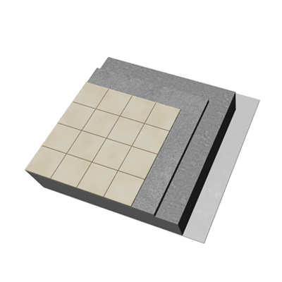 Immagine per PH01-U-EC-b Internal floor with one-way hollow clay block slab. P+NM+U25.EC+RF