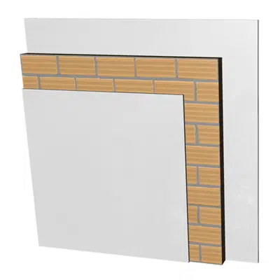 Image for PV01-b Silensis partition wall. ENL+LH7+ENL
