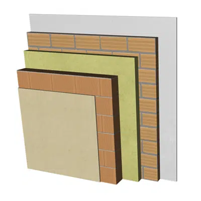 Image for FC05-B1-b Double skin clay block façade. RC+BC14+AT+LH7+ENL