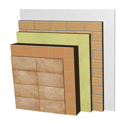 Image for FC08-B2-b Double skin clay block façade. RD+BC19+AT+LH7+ENL