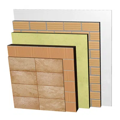 Image for FC15-B1-b Double skin clay block façade. RD+BC14+C+AT+LH7+ENL