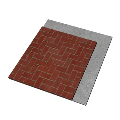 Immagine per AC02 Outdoor rigid paving system of clay pavers. CM+AC