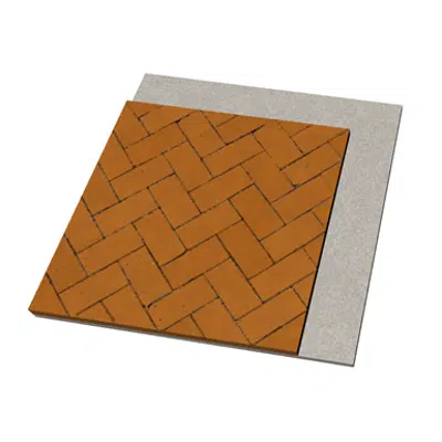 Image for AC01 Outdoor flexible paving system of clay pavers. CA+AC