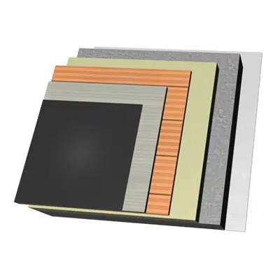 画像 QB08-R-EC-b Vented flat roof with cap sheet. I+MA+TC+C+AT+R25.EC+RF