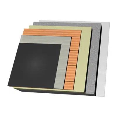 画像 QB08-U-EC-a Vented flat roof with cap sheet. I+MA+TC+C+AT+U20.EC+RF