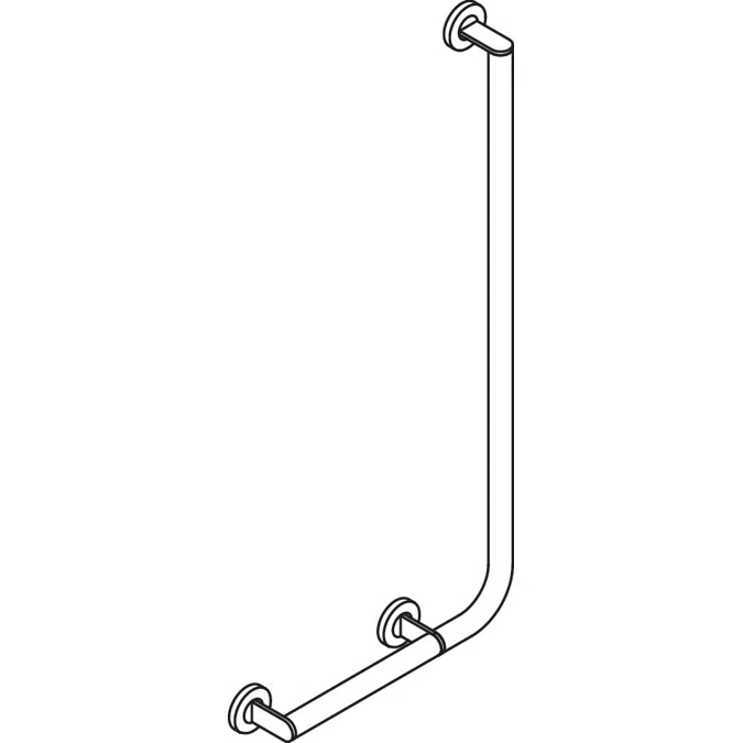 L-shaped support rail, version left, 900-22-10740