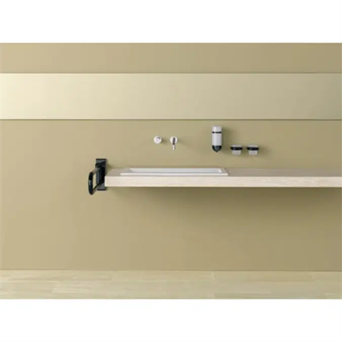 Hinged support rail  rotatable 801-50-120