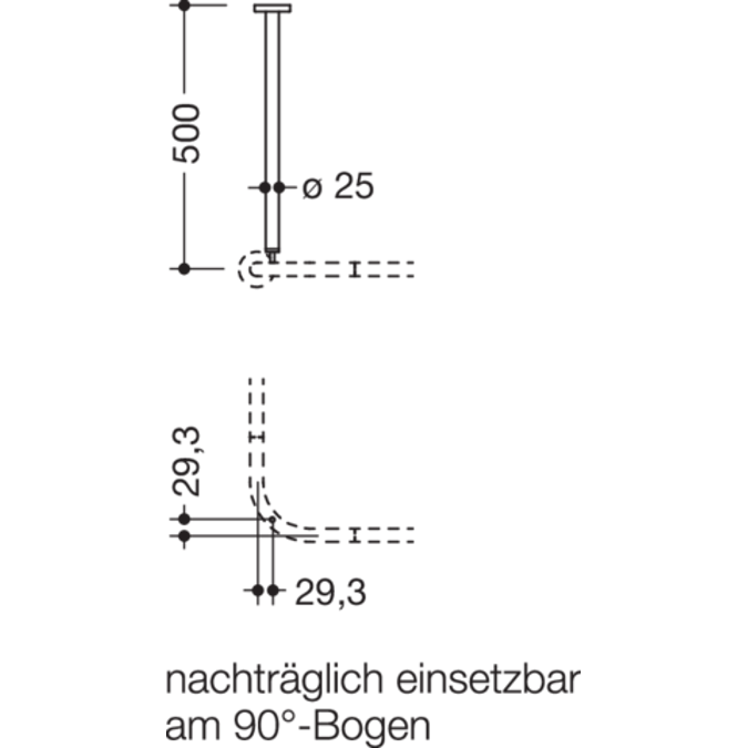 HEWI Deckenabhängung