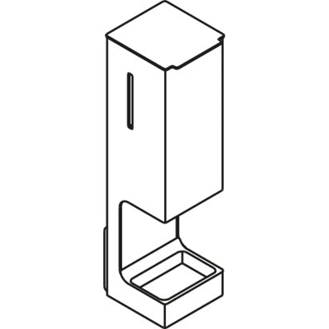 HEWI SENSORIC Disinfectant dispenser, wall model