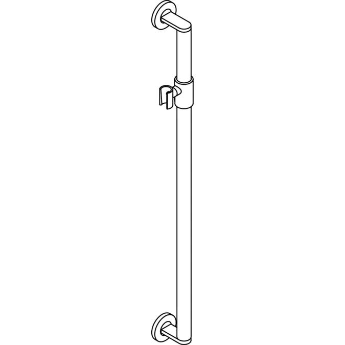 Barre avec coulisseau de douche HEWI, 900 mm, 700-33-02100