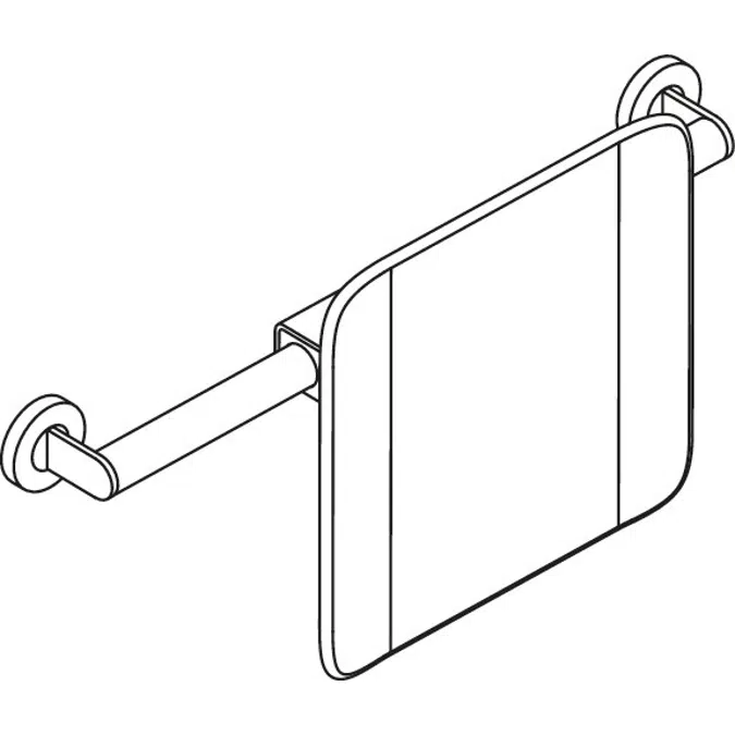HEWI Mobile backrest rail