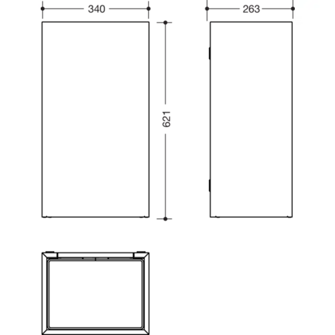 HEWI Wastepaper bin 900-05-00360