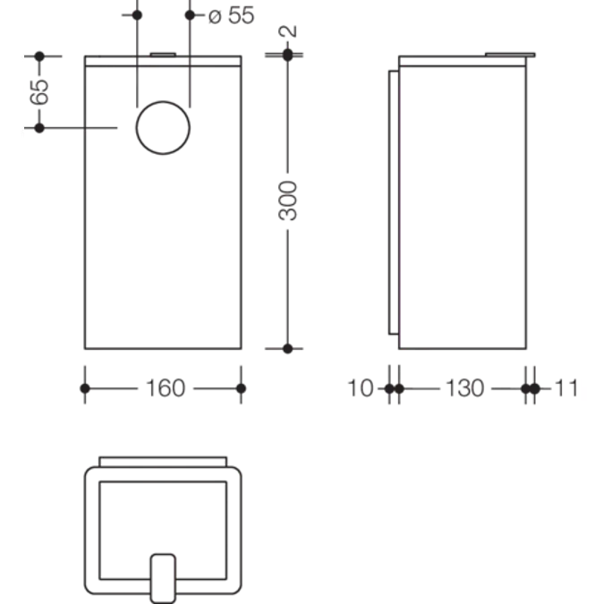 Hygiene combination, Capacity approx. 6 l, 805-05-210
