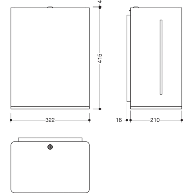 SENSORIC Elektronischer Papierrollenspender, 805-06-556