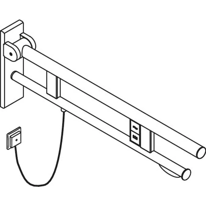 Barre d'appui relevable Duo, 900-50-192XA