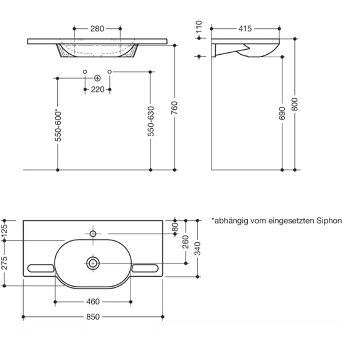 Lavabo HEWI