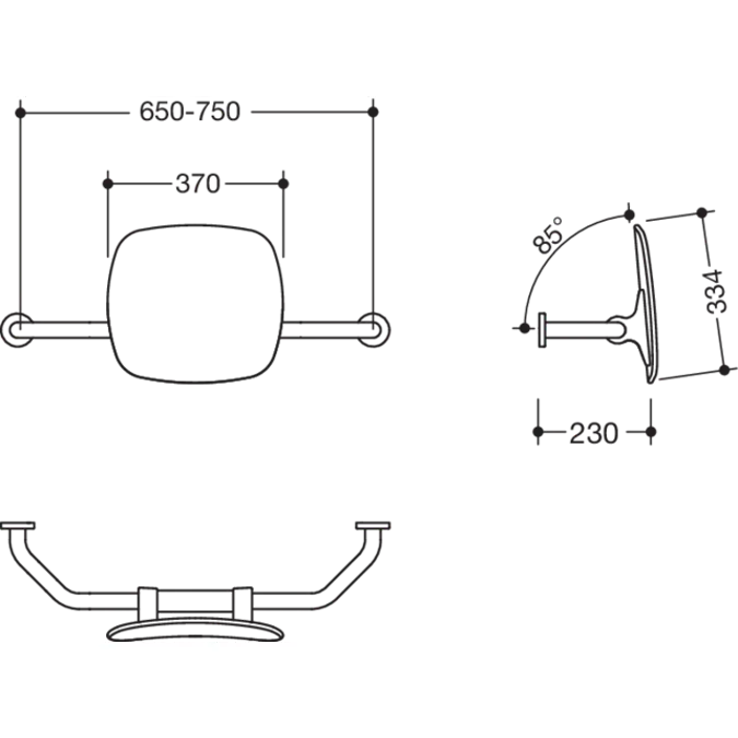 Backrest, 805-51-917