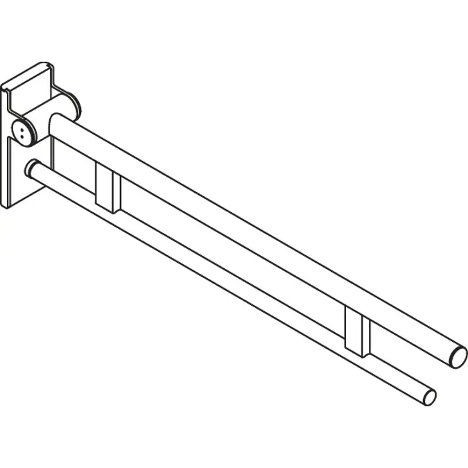 Mobile hinged support rail Duo, 900-50-40560