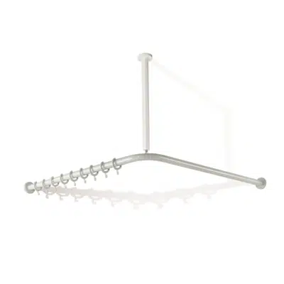Image for Shower curtain rail A1=983
