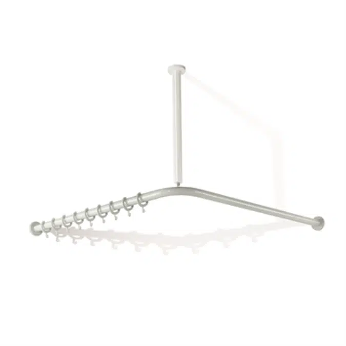 Shower curtain rail A1=983