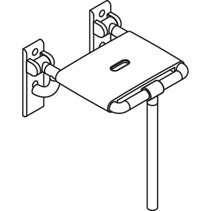 HEWI Hinged seat