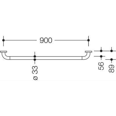 Image for HEWI Support rail
