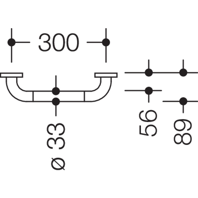 HEWI active+ Support rail