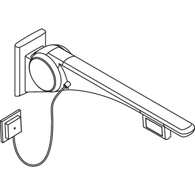 Barre d'appui relevable Basic HEWI