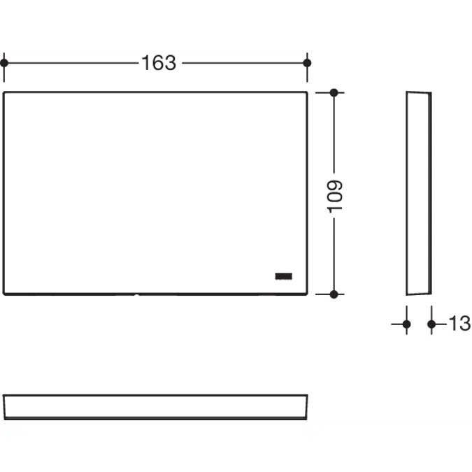 HEWI Wall plate cover for mounting plate