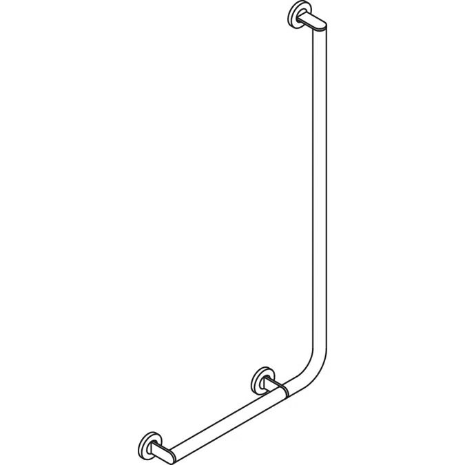 Winkelgriff, 1000 x 500 mm, 90°, Ø32, links, pulverbeschichtet, 900-22-10860