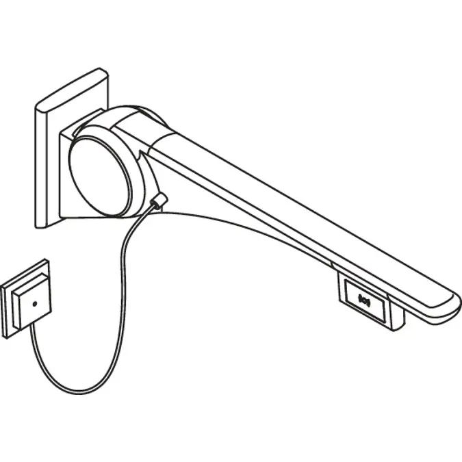 Opklapbare steun Basic, 802-50-46160