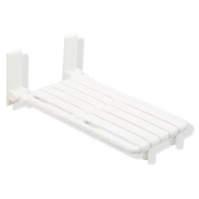 afbeelding voor Opklapbaar zitje voor bad (ADA), 15 1/4" x 29 1/8" (387 x 740 mm), 801-51US520
