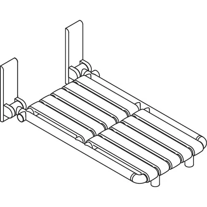 HEWI Bathtub seat with lift-up feature (ADA)