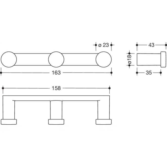 Hook strip, 700-90-00200