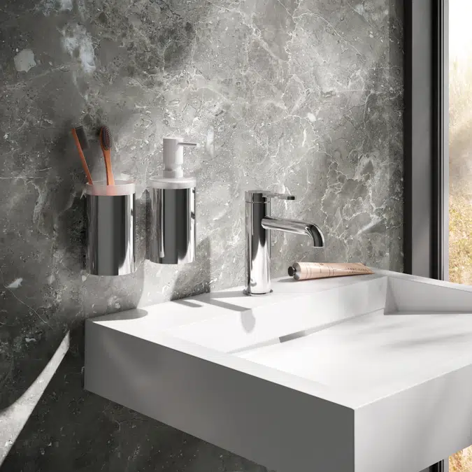 HEWI Soap dispenser with holder