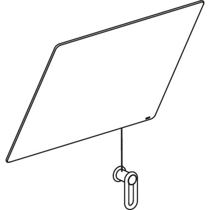 HEWI Adjustable mirror