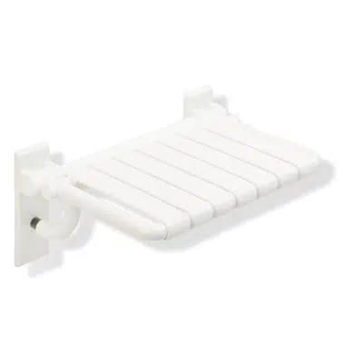 Imagem para HEWI 801-51US440 Rectangular shower compartment seat with lift-up feature (ADA)}