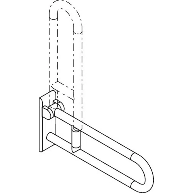 HEWI active+ Stützklappgriff