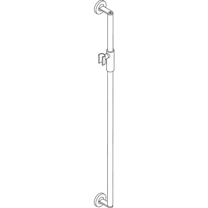 Rail with magnetic shower head holder, 900-33M03240