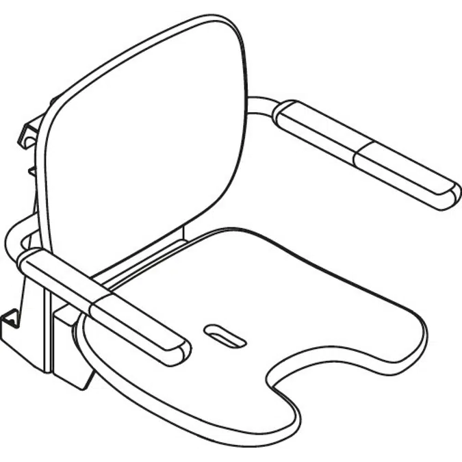 Hanging seat Premium, especially for France and Switzerland, 802-51-14460