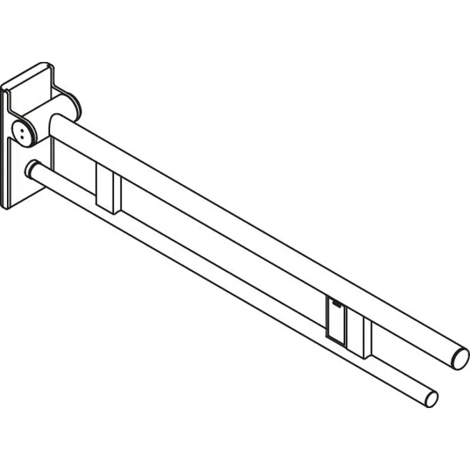 Mobile hinged support rail Duo, 900-50-425XA