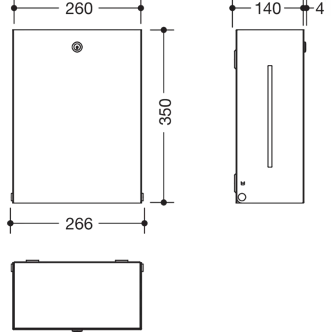 Paper towel dispenser, 900-06-00960