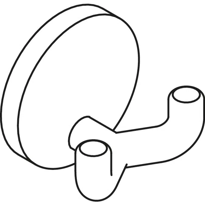 HEWI Double hook