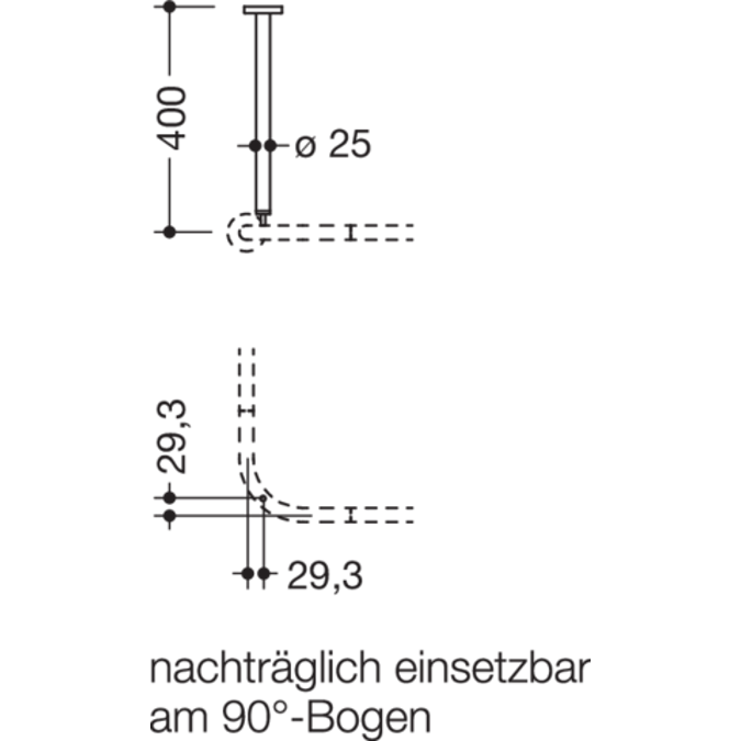 Ceiling support, 900-34-00140