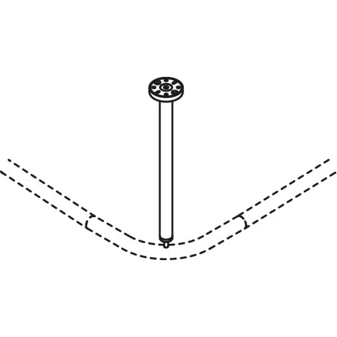 Ceiling support, 900-34-00140