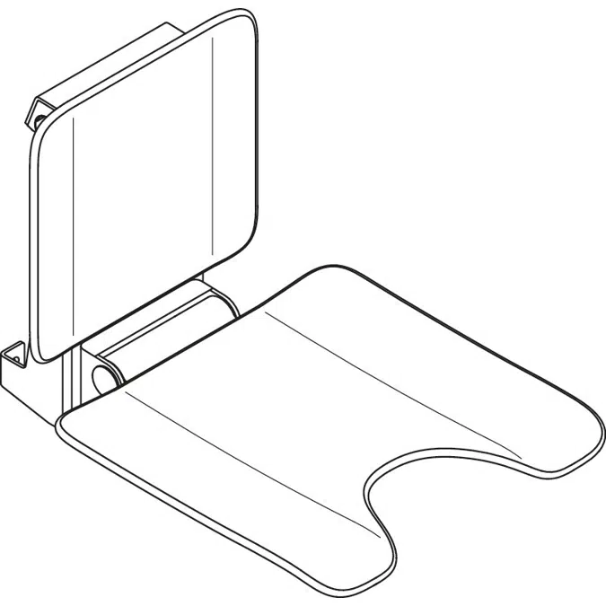 HEWI Removable hanging seat 