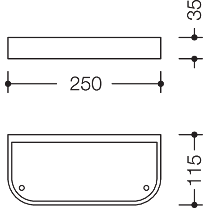 HEWI Storage dish